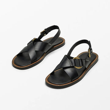 LUPPE - Leather Strappy Sandals