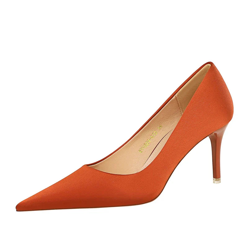 Bigtree Spring Fashion Simple Matching High Heels Pumps