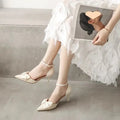 Medium Heel Heels Mary Jane Women's Shoes Elegant Dress Stilettos