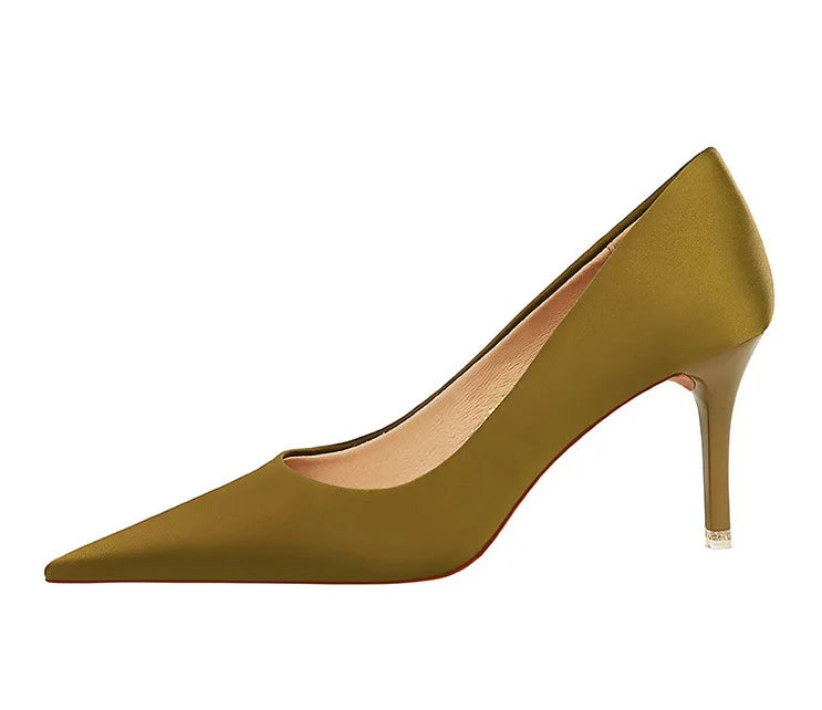 Bigtree Spring Fashion Simple Matching High Heels Pumps
