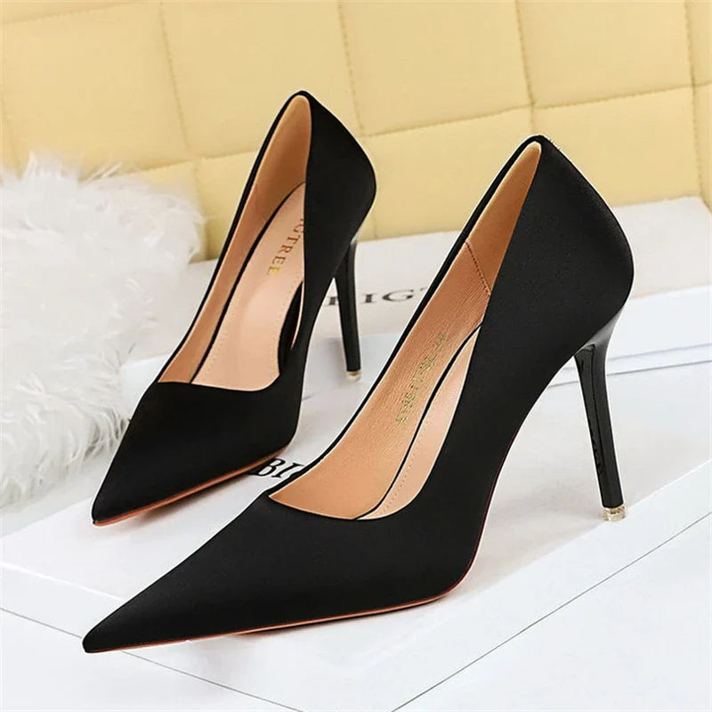 Bigtree Spring Fashion Simple Matching High Heels Pumps
