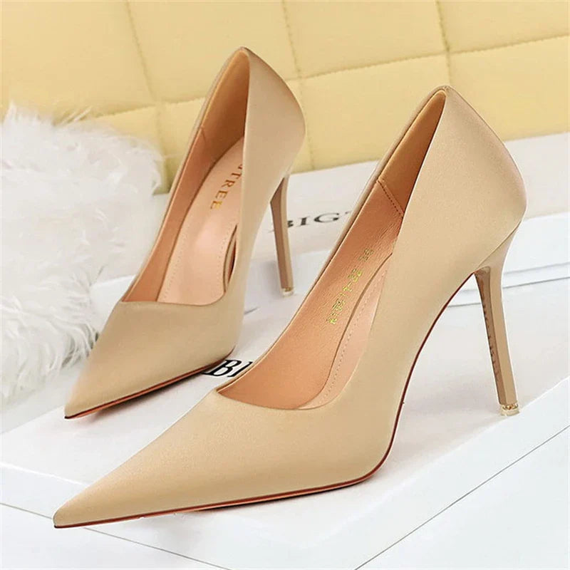 Bigtree Spring Fashion Simple Matching High Heels Pumps