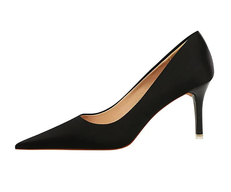 Bigtree Spring Fashion Simple Matching High Heels Pumps