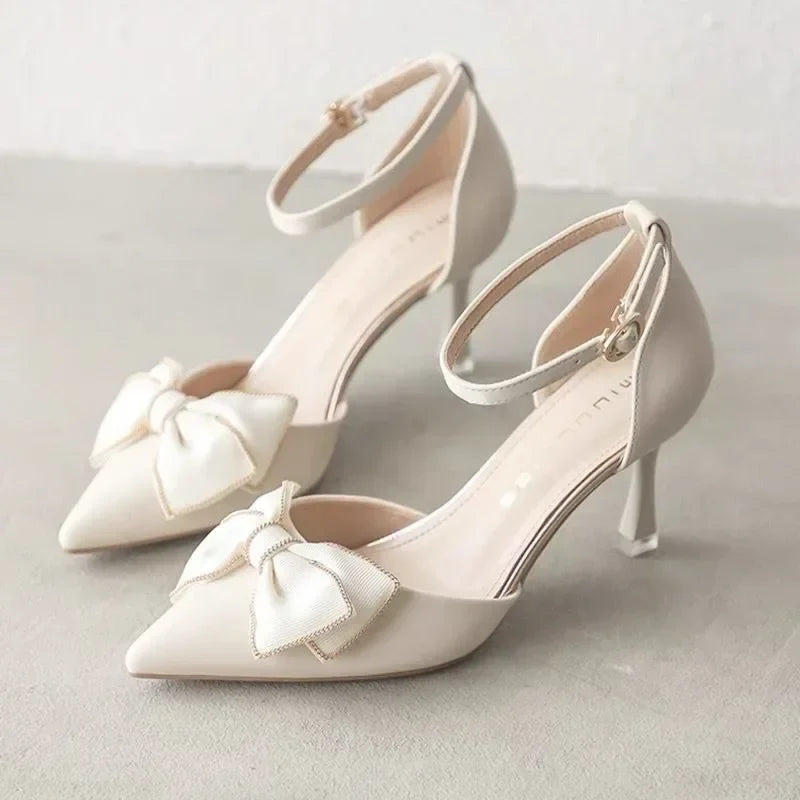 Medium Heel Heels Mary Jane Women's Shoes Elegant Dress Stilettos