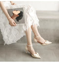 Medium Heel Heels Mary Jane Women's Shoes Elegant Dress Stilettos