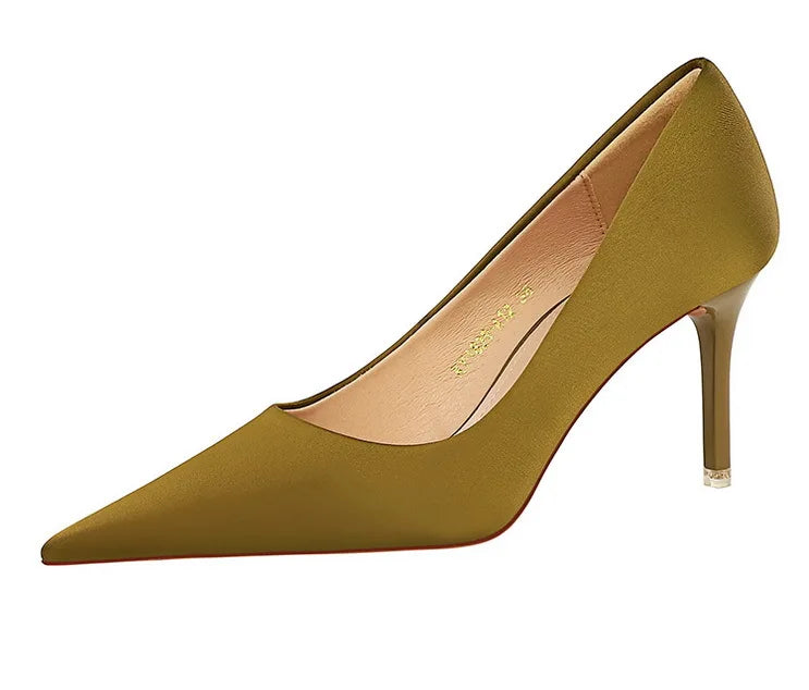 Bigtree Spring Fashion Simple Matching High Heels Pumps