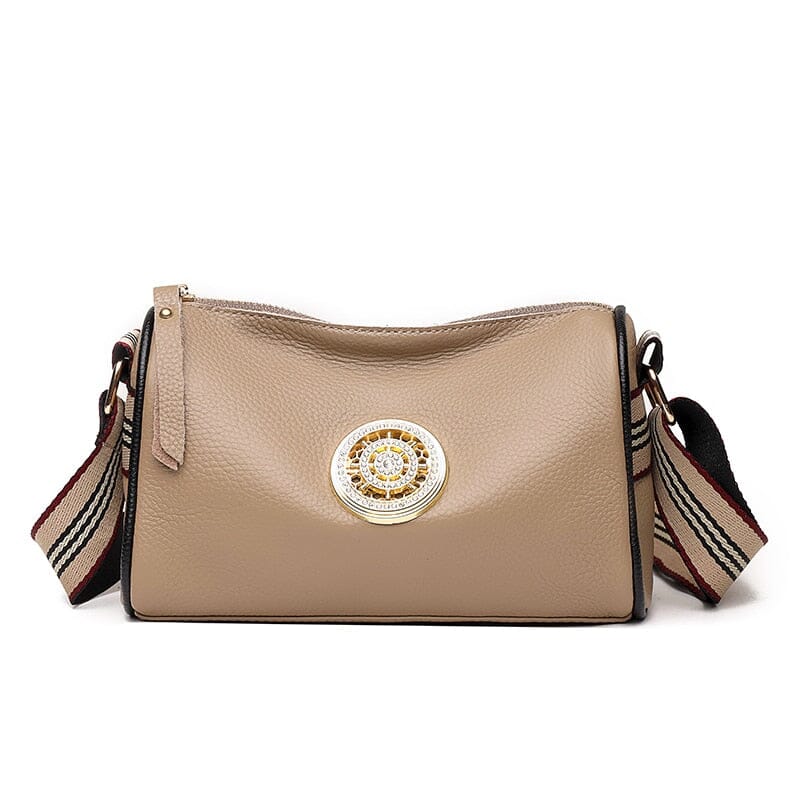 Bolsa Transversal Couro Legítimo Bella Fashion