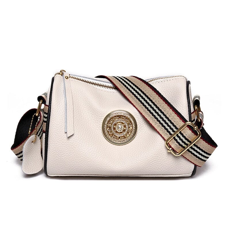 Bolsa Transversal Couro Legítimo Bella Fashion