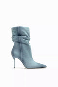 SKYE - Denim High Heel Boots