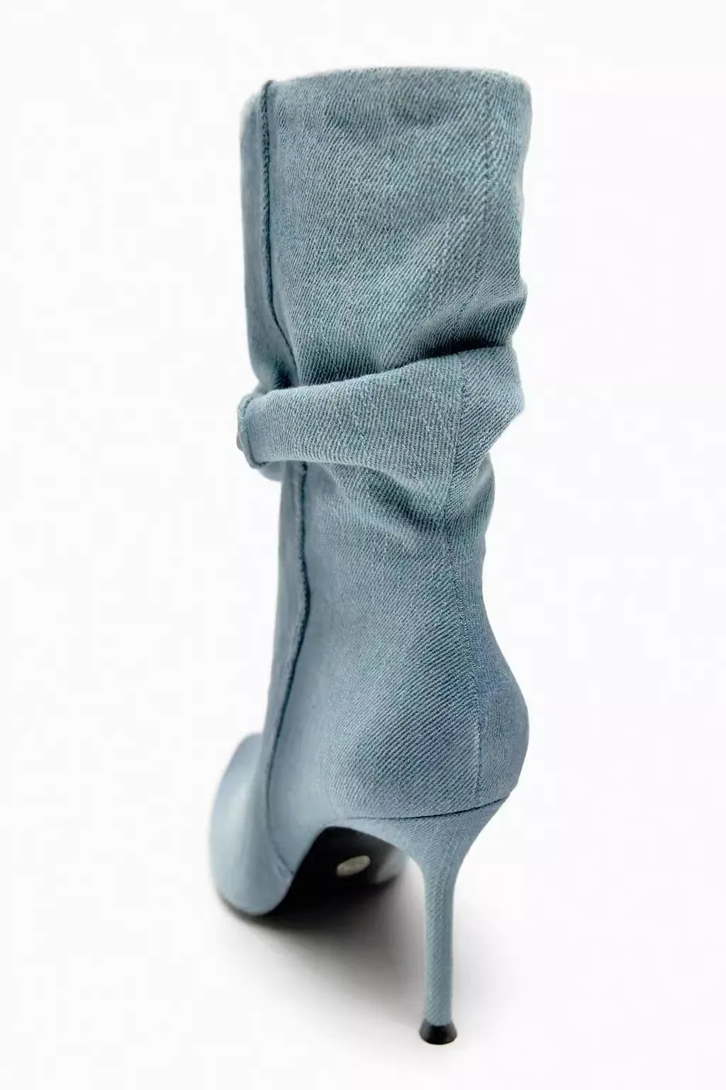 SKYE - Denim High Heel Boots