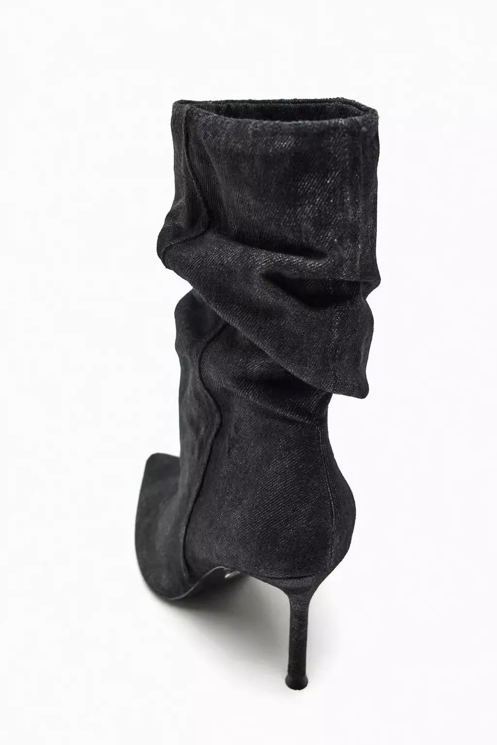 SKYE - Denim High Heel Boots
