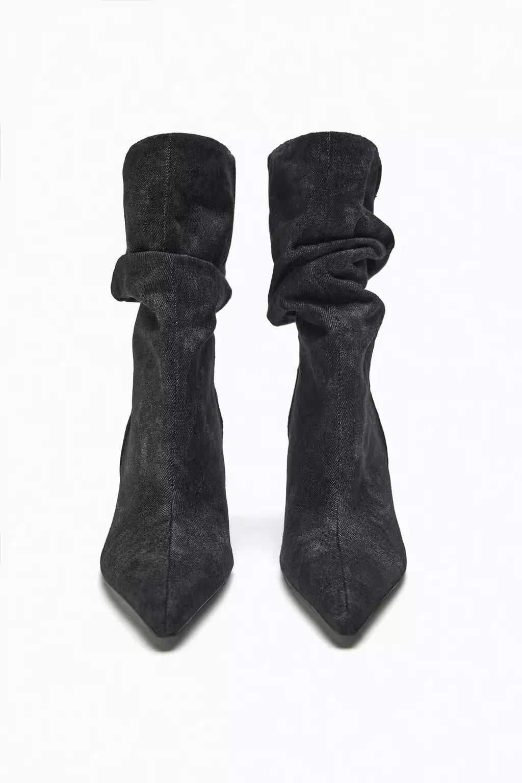 SKYE - Denim High Heel Boots