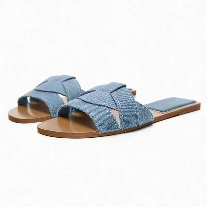 SUNY - Criss-Cross Strap Sandals