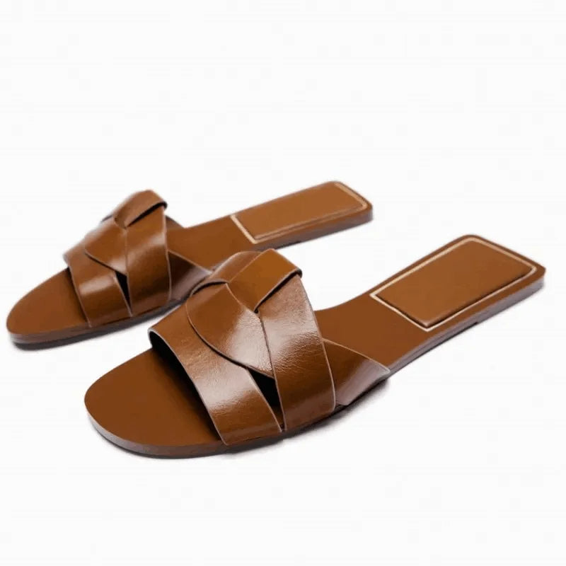 SUNY - Criss-Cross Strap Sandals