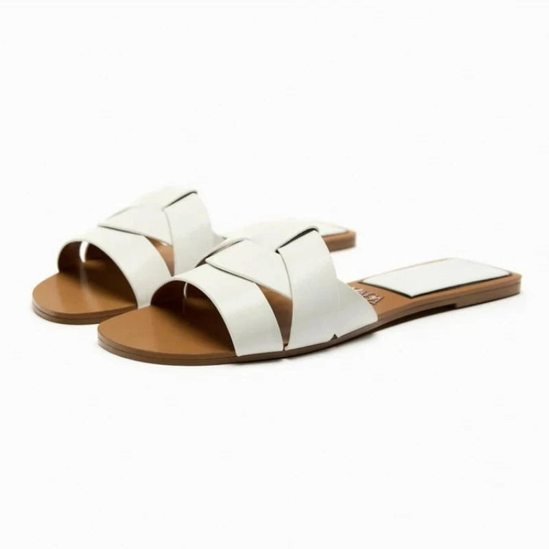 SUNY - Criss-Cross Strap Sandals