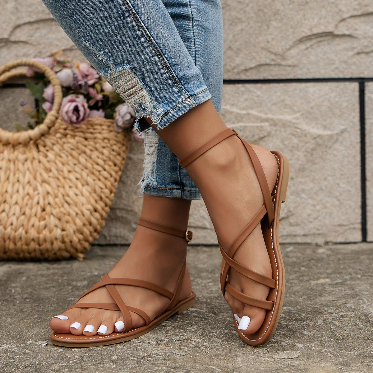 DARCIE - Roman Sandals