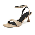 GRACE - Leather Ankle Strap Heels