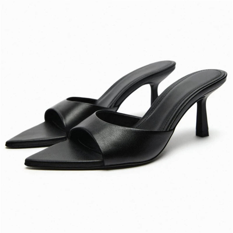 ORSIN - Open-Toe Heeled Mules