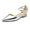 DIZARA - Leather Pointed Toe Flats